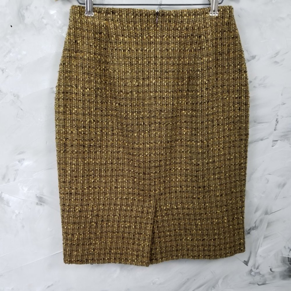 JONES NEW YORK Golden Brown Pencil Skirt - Picture 2 of 7